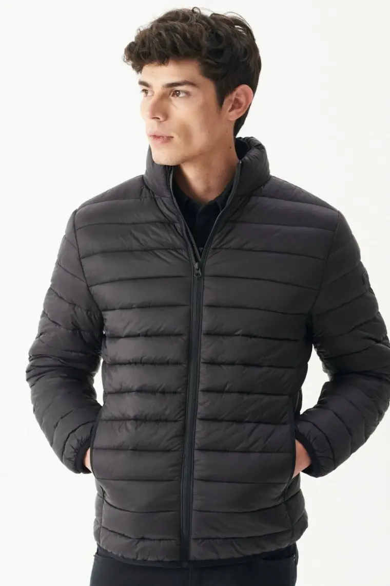 Riders By Lee Riders By Lee Regular Fit Normal Kesim Dik Yaka Haki Şişme Mont