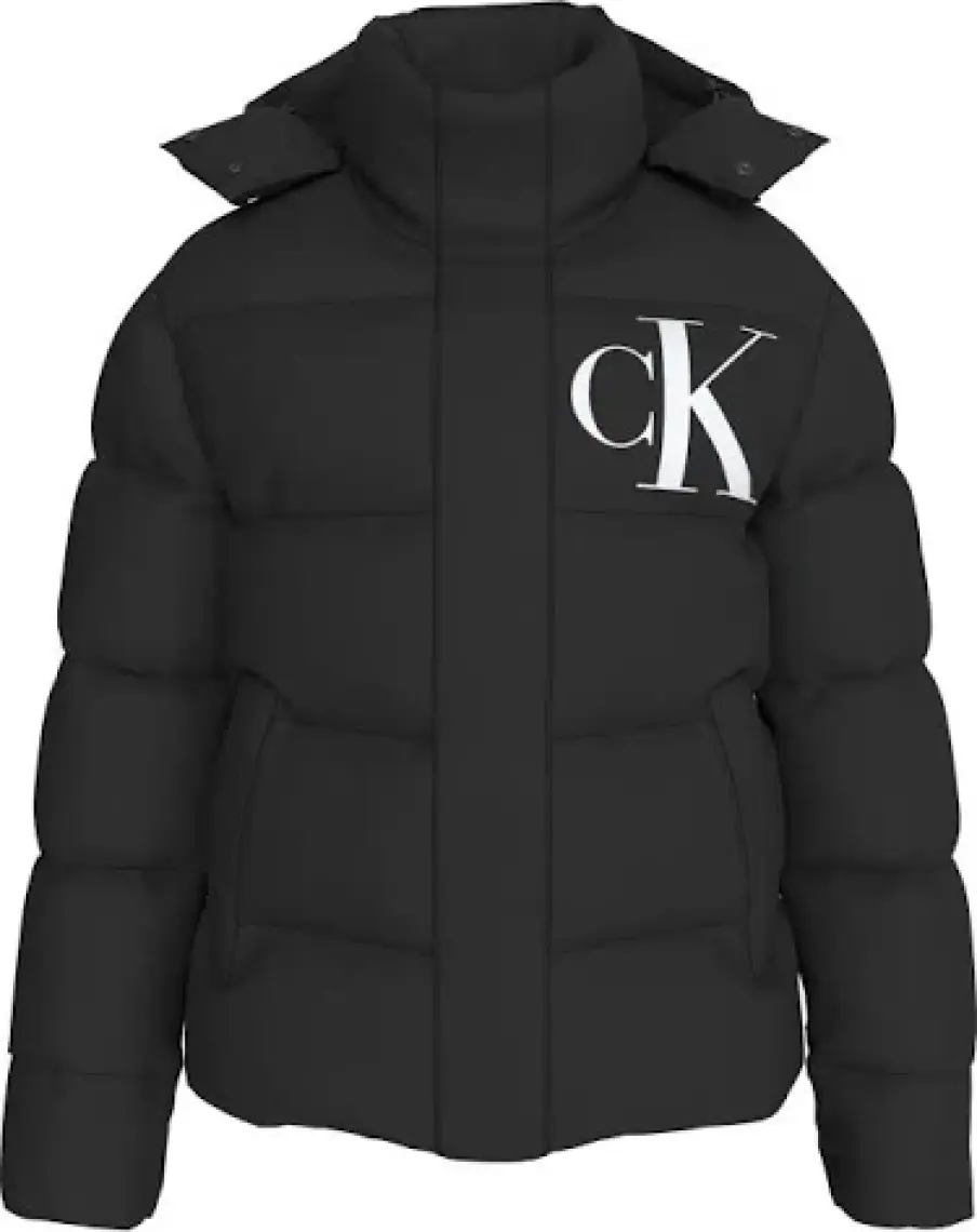 Calvin Klein Jeans Siyah Erkek Mont J30J326104BEH Essentıals Non Down