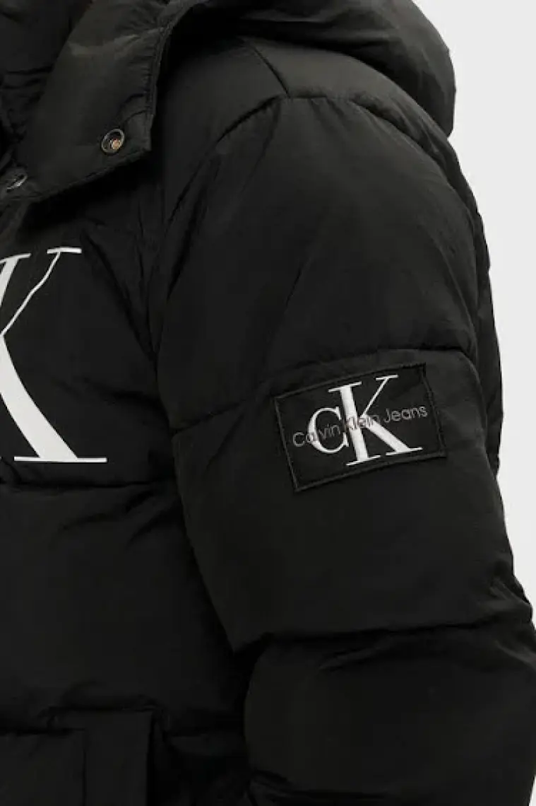 Calvin Klein Jeans Siyah Erkek Mont J30J326104BEH Essentıals Non Down