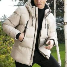 Buratti Kapüşonlu Suya ve Rüzgara Dayanıklı Soğuk Geçirmez Slim Fit Mont Erkek MONT 5717101
