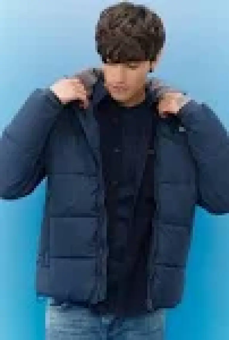 Lee Regular Fit Normal Kesim Kapüşonlu Haki Şişme Mont