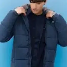 Lee Regular Fit Normal Kesim Kapüşonlu Haki Şişme Mont