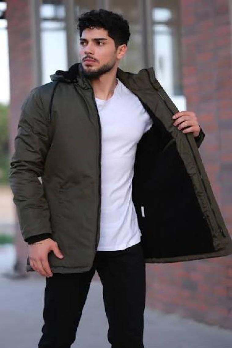 Stil Kombin Içi Kürk Astarlı Su Geçirmez Mont&kaban&parka