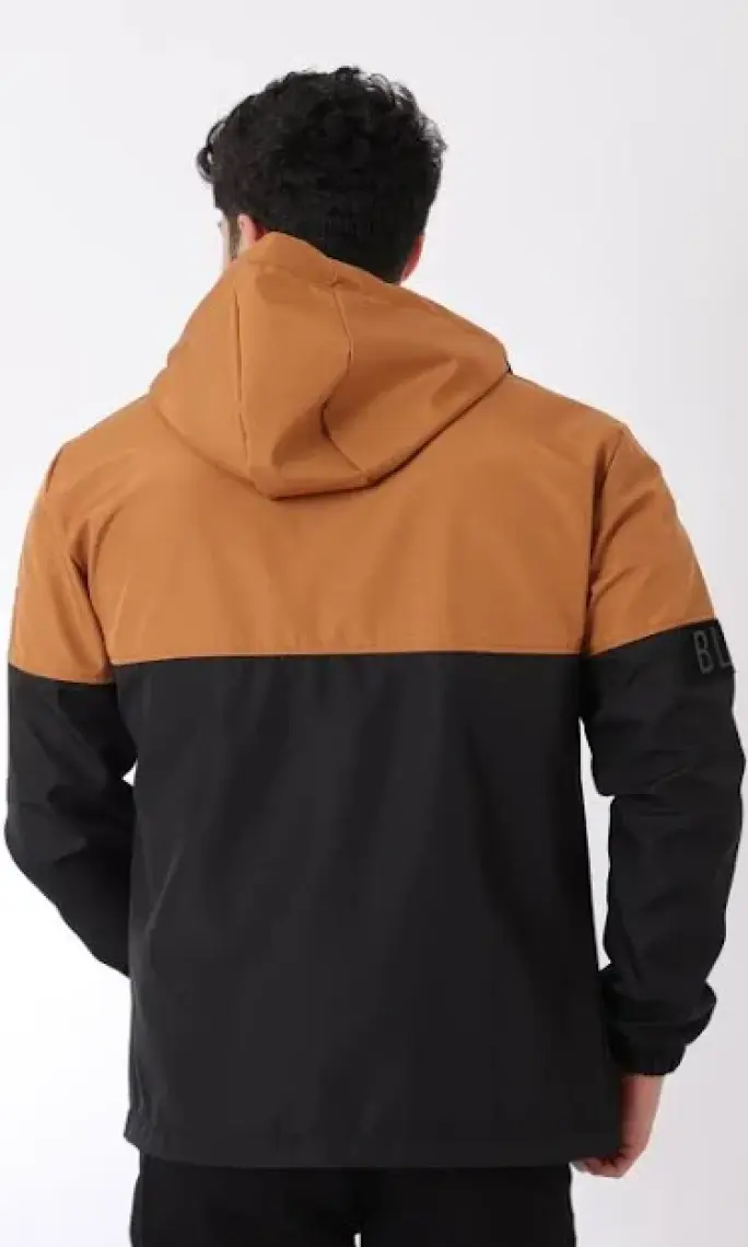 Stil Kombin Black Parçalı Kapşonlu Mevsimlik Mont Pldp 2907