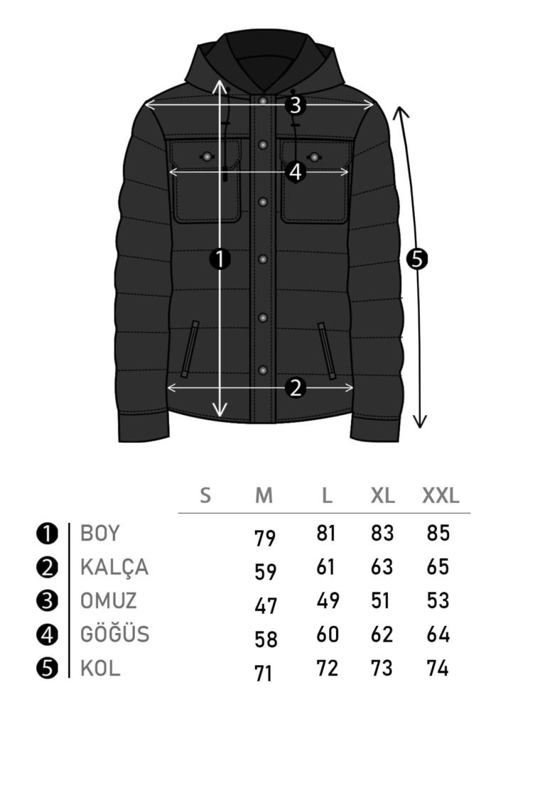 Stil Kombin Içi Kürk Astarlı Su Geçirmez Mont&kaban&parka