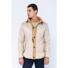 Cekmon Erkek Slim Fit Dik Yaka Fermuarlı Düğmeli Cepli Kalın Kapitone Şişme Mont
