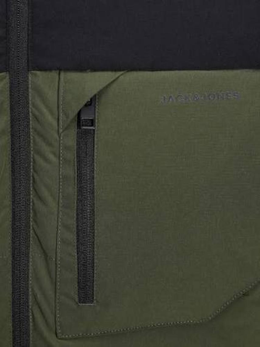 Jack & Jones Kapüşonlu Vizon-Black Erkek Mont 12214648