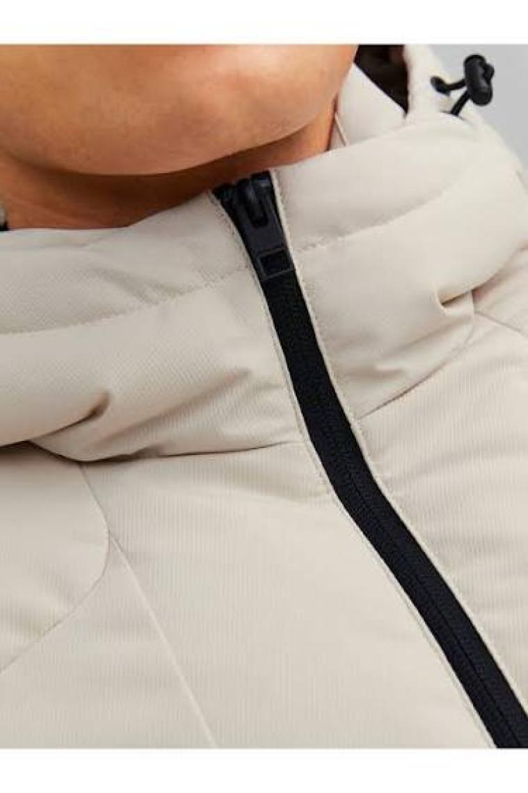 Jack & Jones Kapüşonlu Vizon-Black Erkek Mont 12214648