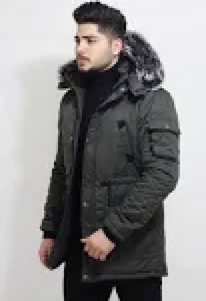Stil Kombin King İçi Kürklü Kapşonlu Mont & Kaban