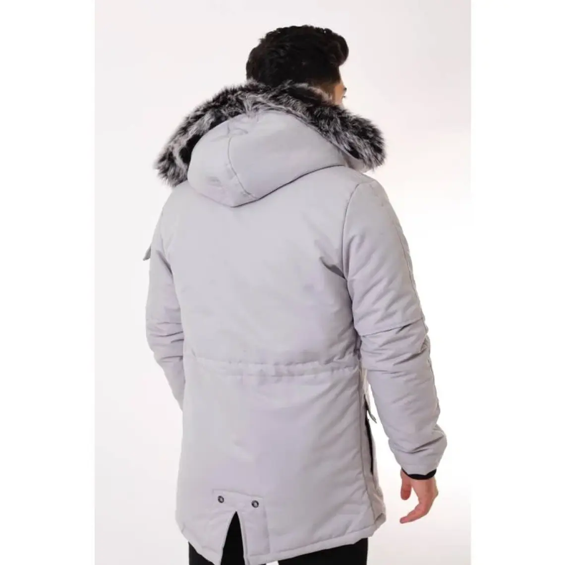 Stil Kombin King İçi Kürklü Kapşonlu Mont & Kaban