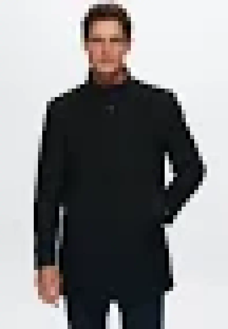 Regular Fit Siyah Hakim Yaka Kaşe Kaban 5HF08ORT10002