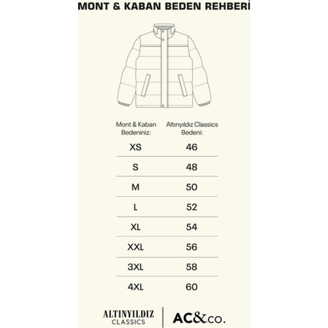 Altınyıldız Classics Erkek Haki Standart Fit Normal Kesim Rüzgar Geçirmez Kapüşonlu Dik Yaka Mont Trençkot