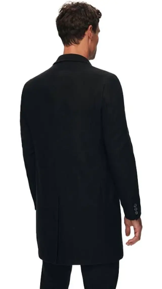 Regular Fit Bej Mono Yaka Kaşe Kaban 5HF08ORT10000