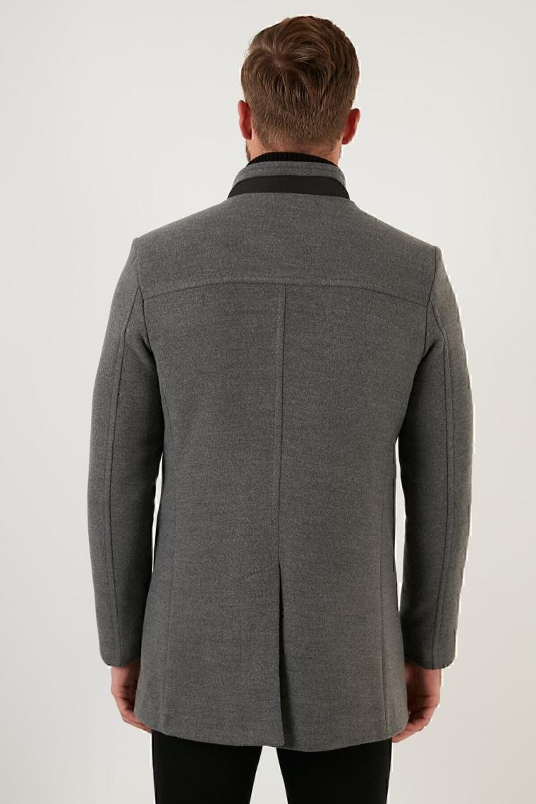 Buratti Slim Fit Pamuklu Kaşe Kaban Erkek Kaban 5840099