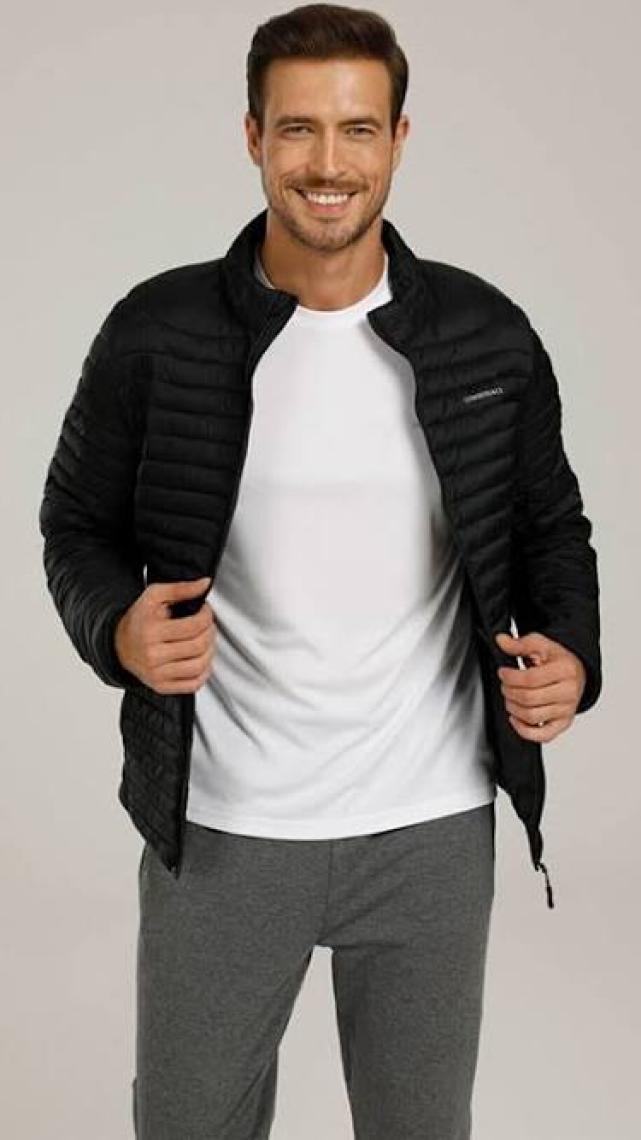 Lumberjack SN21 Perry Coat Siyah Mont