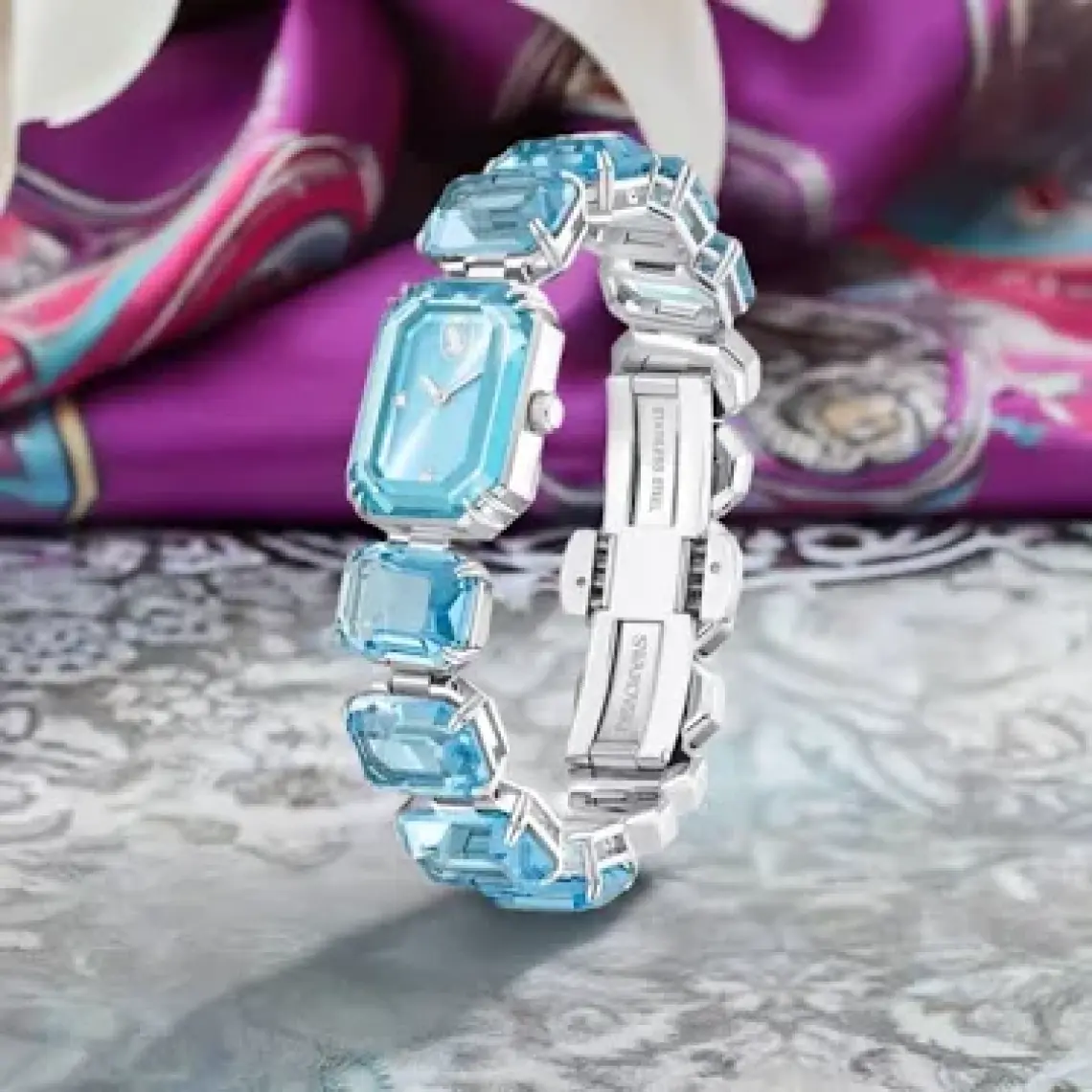 Swarovski 5630840 Swarovski Kol Saati Millenia:jew Wat Aqua/sts 5630840