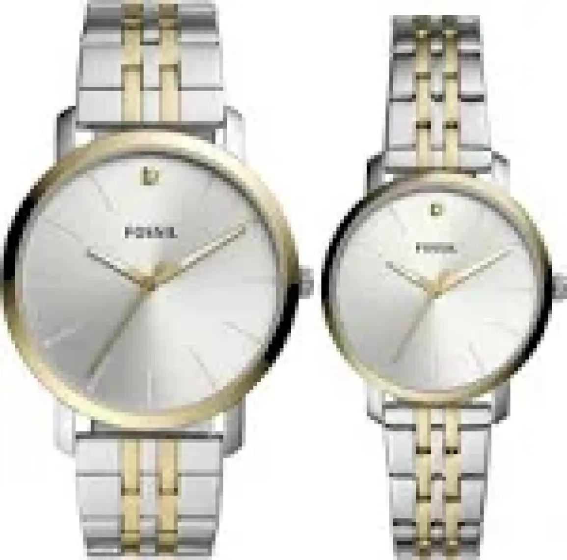 Fossil FBQ2467SET Kadın Kol Saati ve Erkek Kol Saati