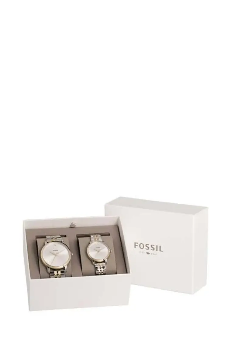 Fossil FBQ2467SET Kadın Kol Saati ve Erkek Kol Saati