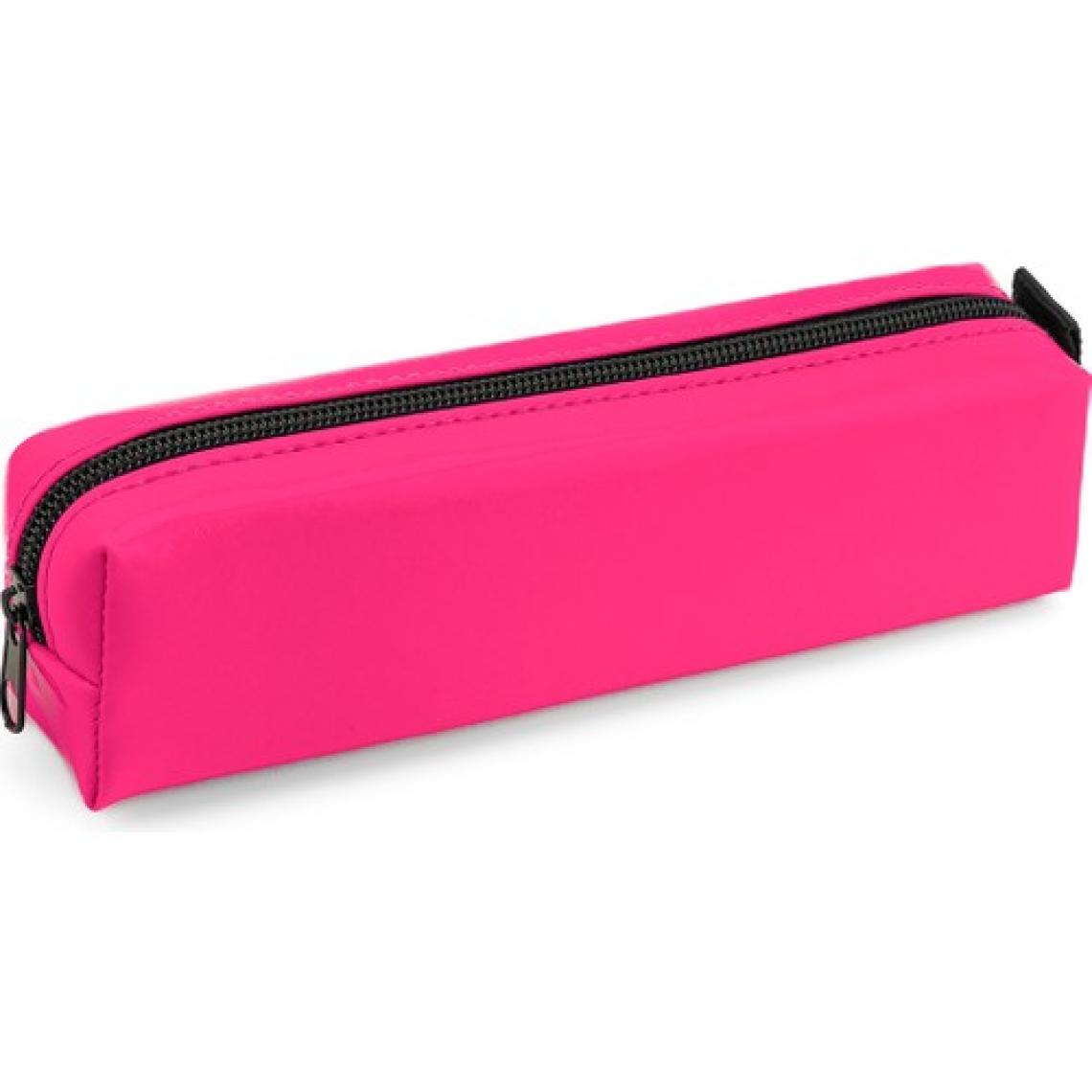 Suni Deri Pembe Neon Kalem Kutusu