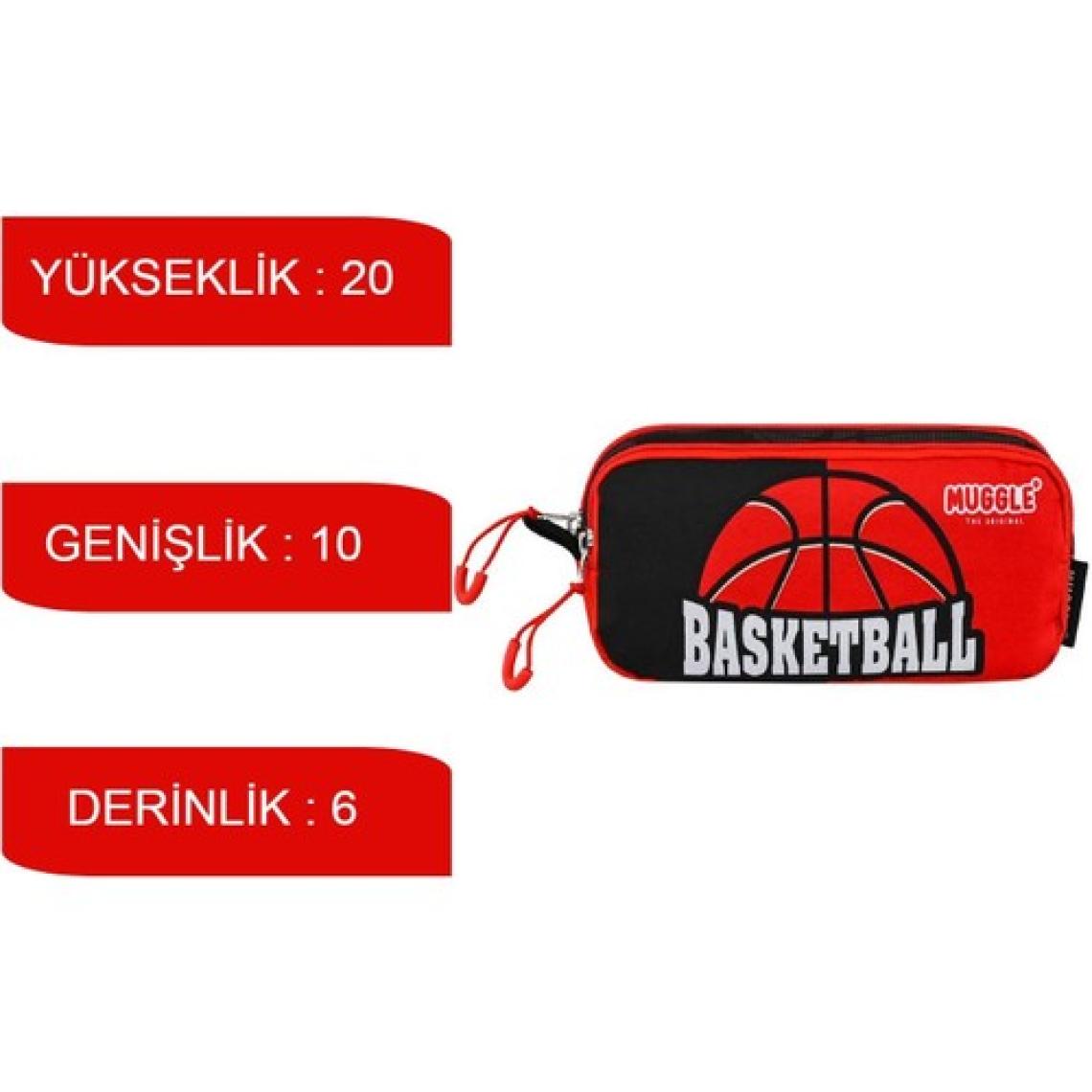 Muggle 2 Bölmeli Basketball Kalemlik MU 9165