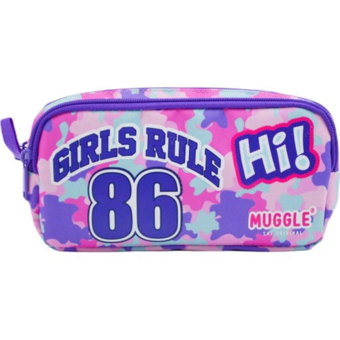 Muggle Girls Rule 2 Bölmeli Kalem Çantası MU-6849