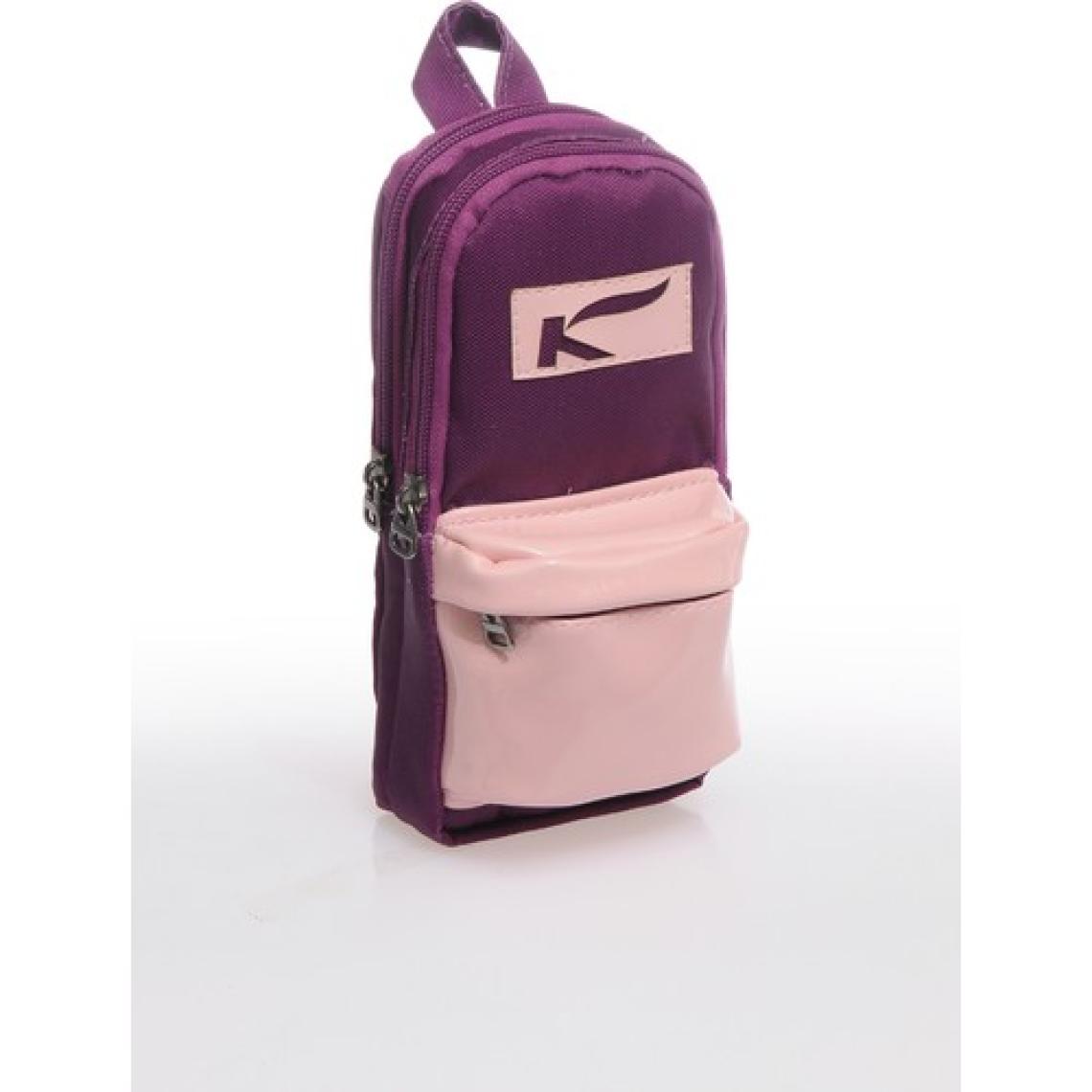 Kaukko Bright Rugan Kalem Çantası (Kalemlik) Mor K2129