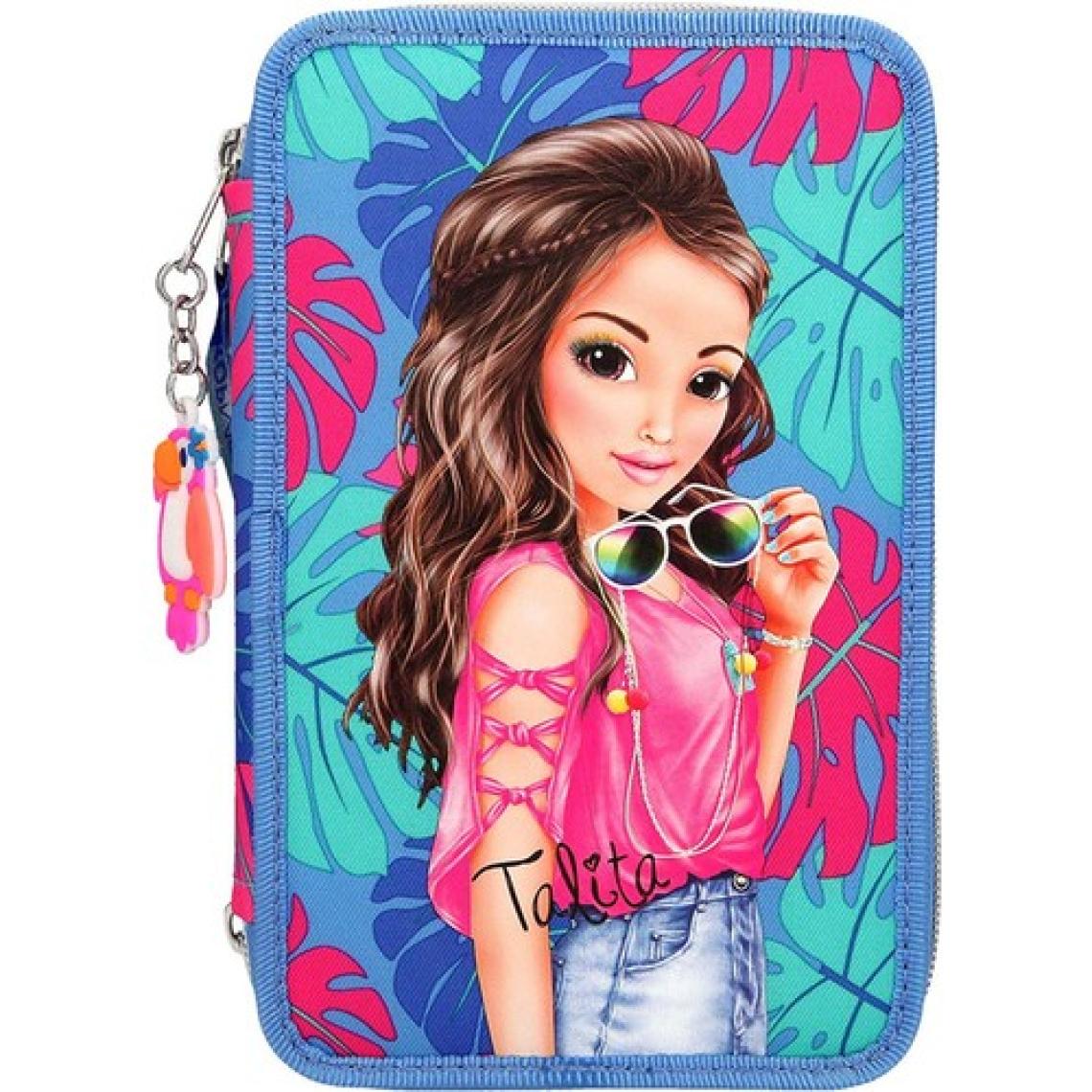 Top Model Tropical 3 Fermuarlı Kalem Kutusu 10421