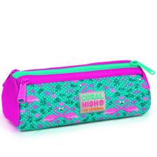Coral High Kids Yeşil Pembe Üç Bölmeli Kalem Çantası 22012