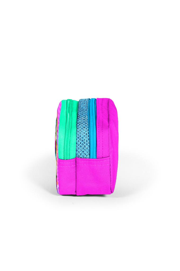 Coral High Kids Pembe Mavi Simli Iki Bölmeli Kalem Çantası 22185