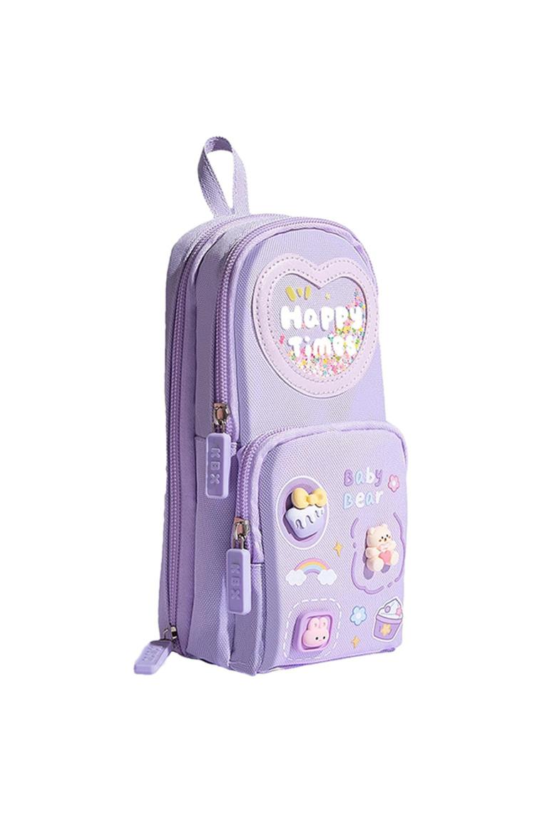 Ally Kawaii Büyük Kapasiteli Tuval Kalem Çantası Kızlar Için Kılıf Tutucu Kutusu