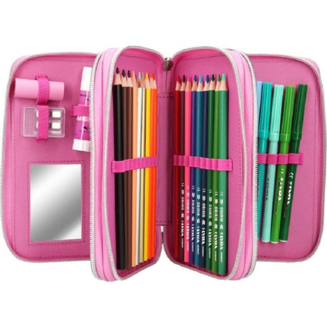 Top Model 10598 Panda 3 Fermuarlı Kalem Kutusu