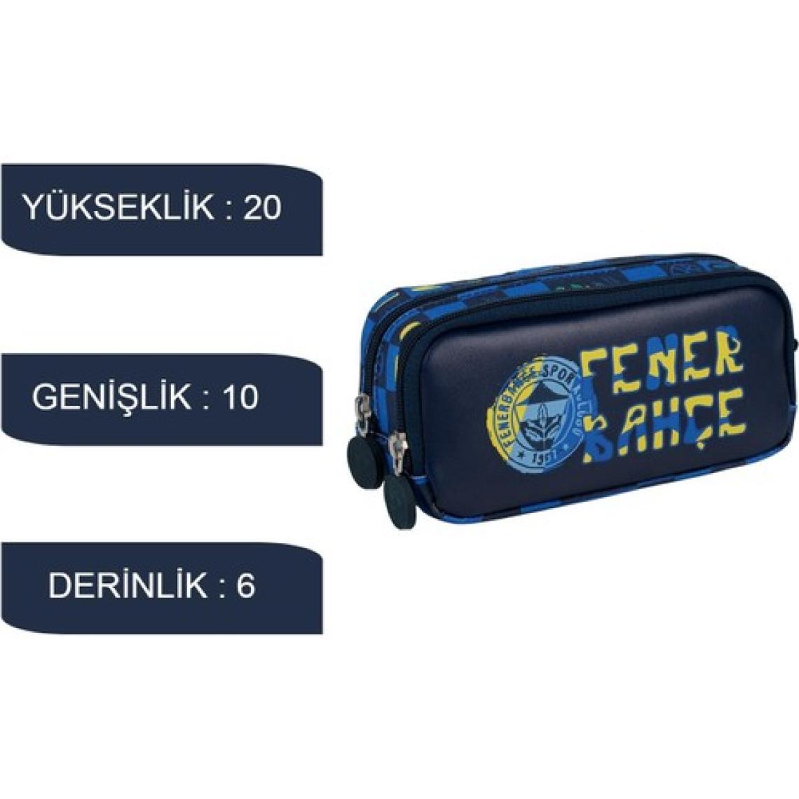 Beşiktaş Fenerbahçe 2 Bölmeli Since 1907 Suni Deri Kalemlik (24755)