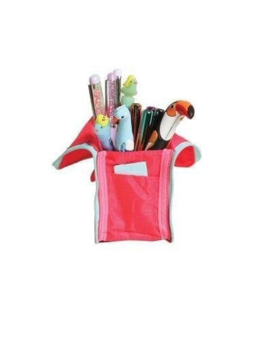 Kaukko Kalem Çantası (Kalemlik) Desktop Pembe K2028