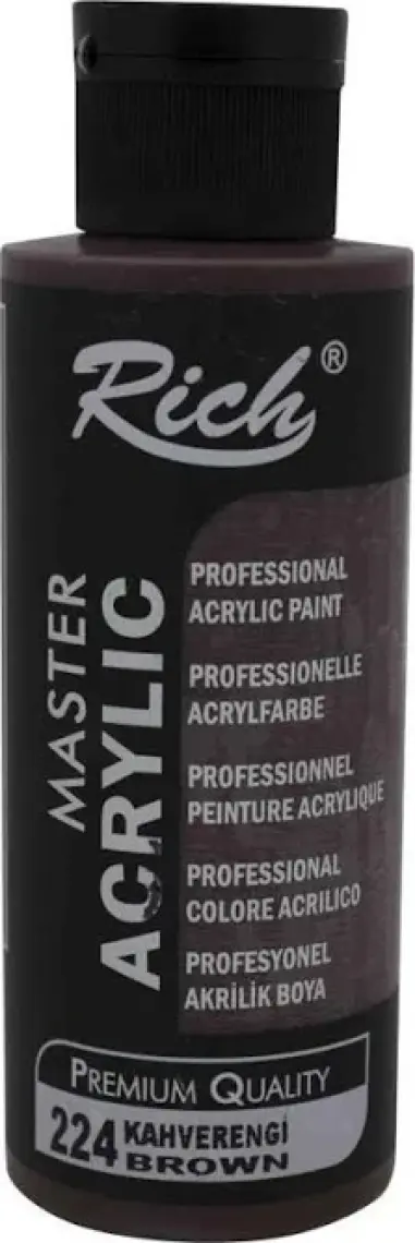 Era Rich Master Acrylic Akrilik Boya 224 Kahverengi 120 cc