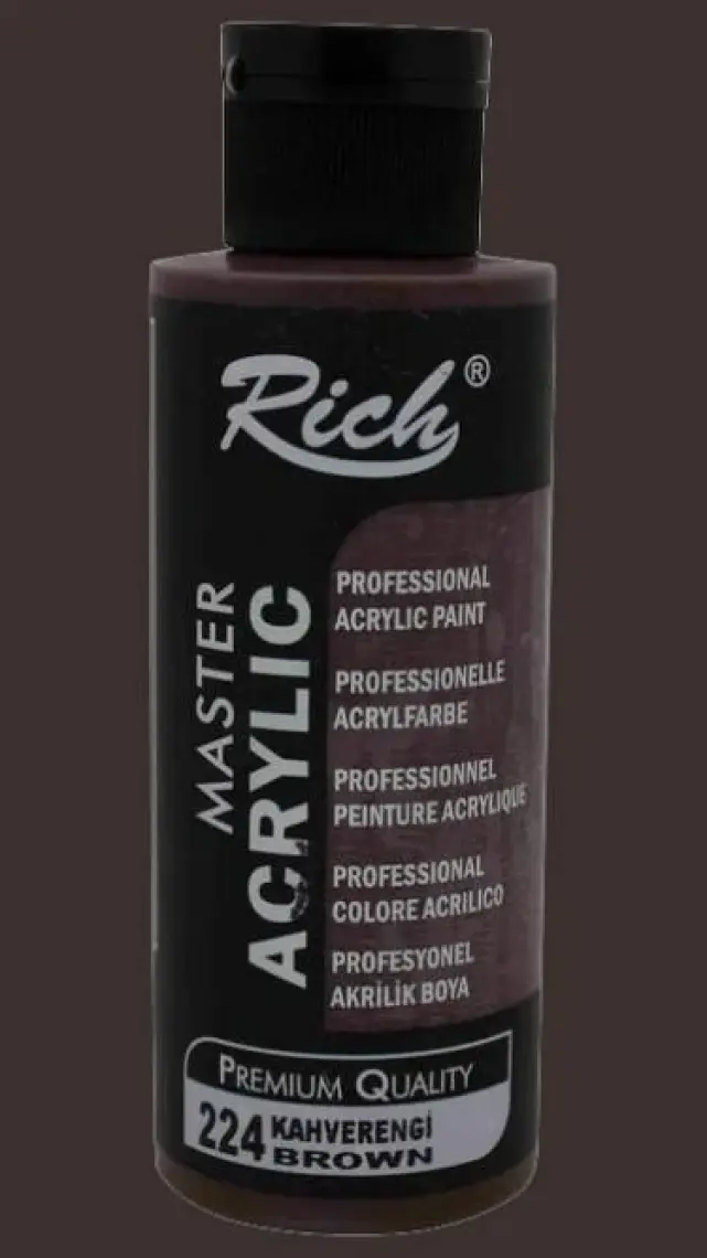 Era Rich Master Acrylic Akrilik Boya 224 Kahverengi 120 cc