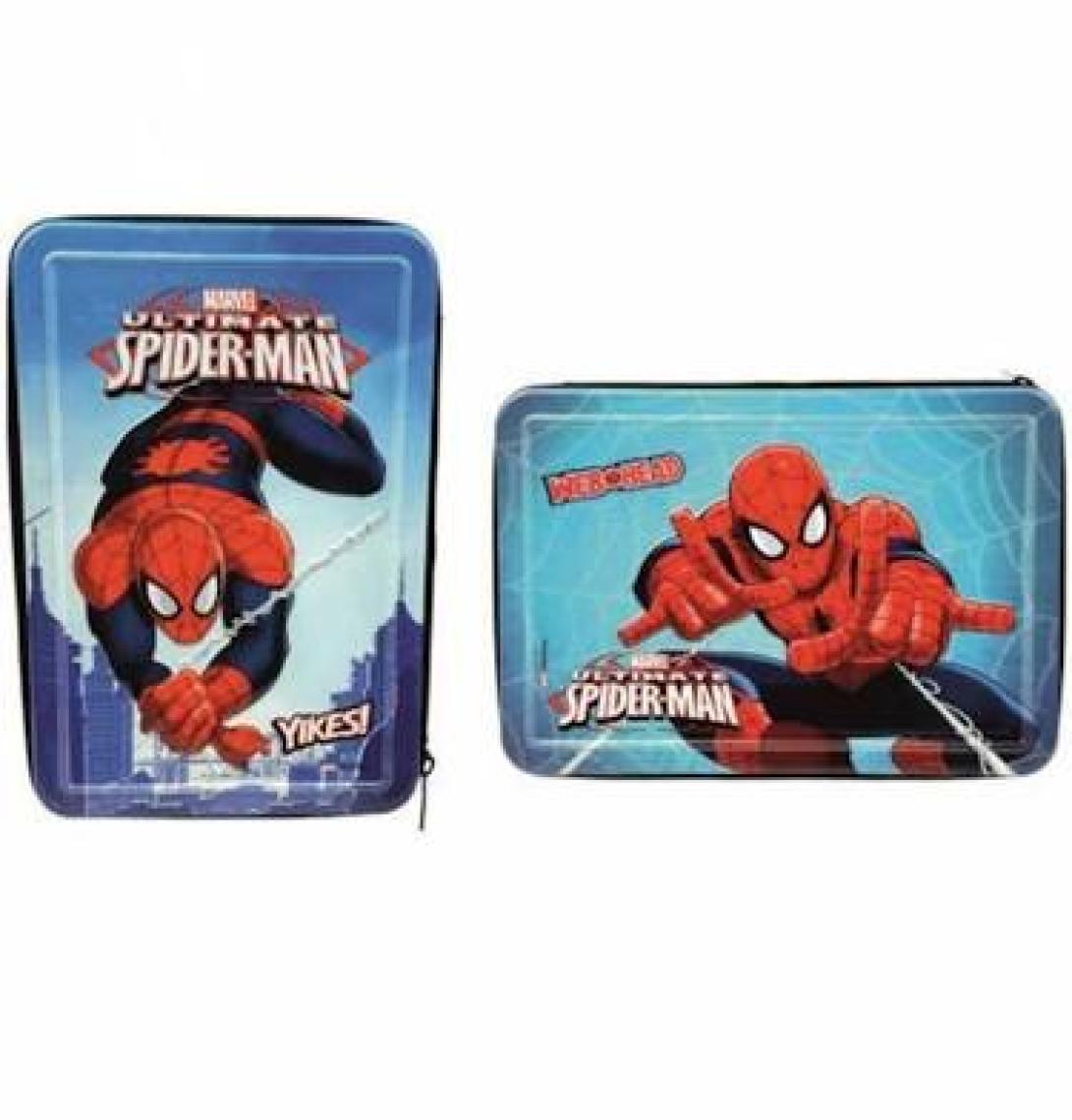 Spider-Man Kalemlik Kalem Kutusu Lastikli Tek Gözlü SM-ART-71