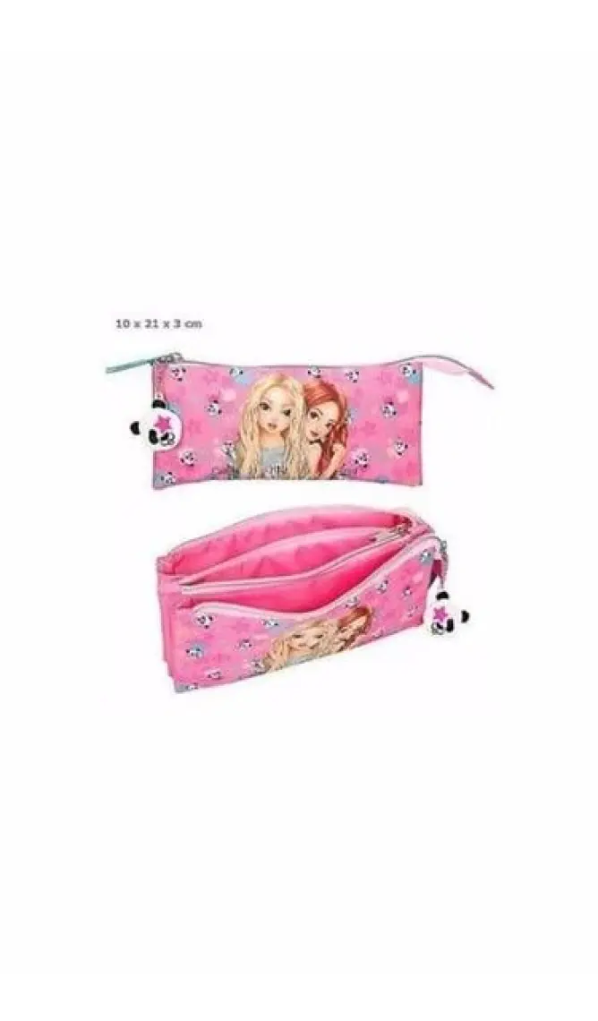 Top Model 10619 3 Bölmeli Panda Kalemlik