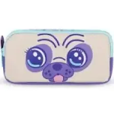 Muggle Dog Mor 2 Gözlü Kalemlik Çantası (MU-7020)
