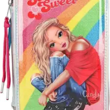 Top Model Filled Triple Pencil Case Cherry Bomb Holo 3 Katlı Dolu Kalem Kutu