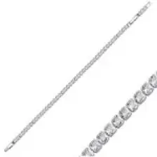 Merano Design 3mm Kare Taşlı Su Yolu Bileklik