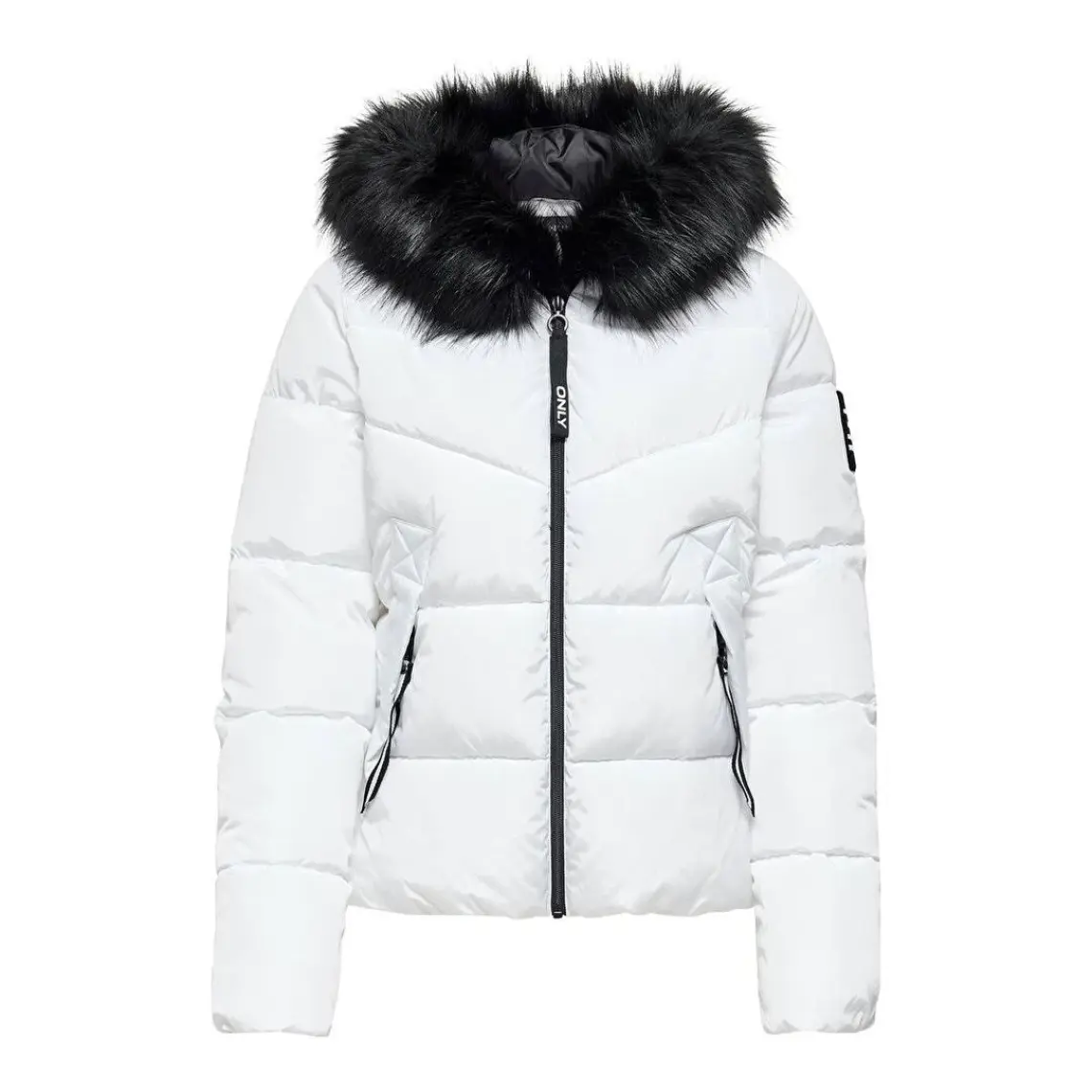 Only Monica Short Kadın Beyaz Mont
