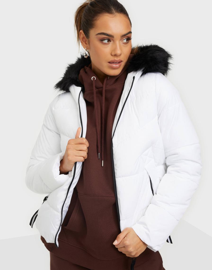 Only Monica Short Kadın Beyaz Mont