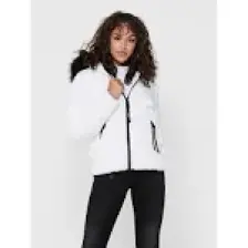 Only Monica Short Kadın Beyaz Mont