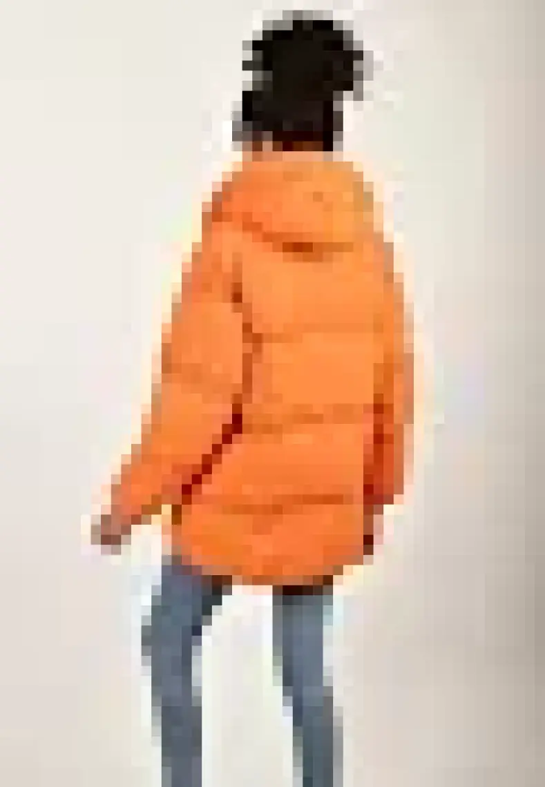 Rodi Oversize Kapüşonlu Düz Uzun Kollu Kadın Şişme Mont RD23KB020584