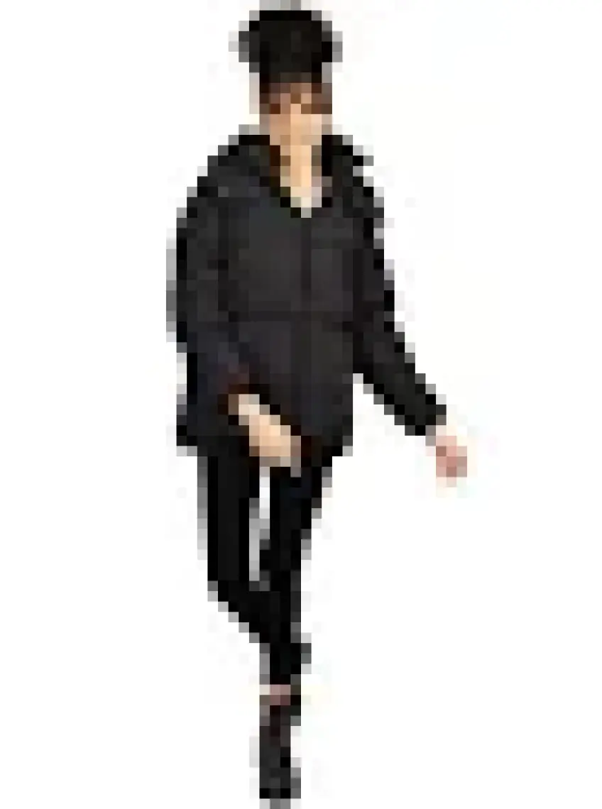 Rodi Oversize Kapüşonlu Düz Uzun Kollu Kadın Şişme Mont RD23KB020584