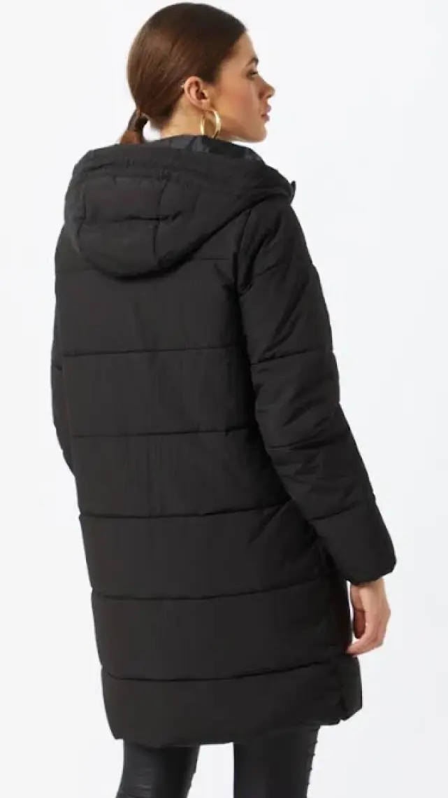 Only Dolly Long Puffer Coat Otw Noos Kadın Siyah Mont 15205369-02