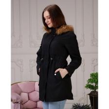 Vibeys Collection Siyah Içi Kürkü ve Su Geçirmez Bayan Kışlık Mont&kaban