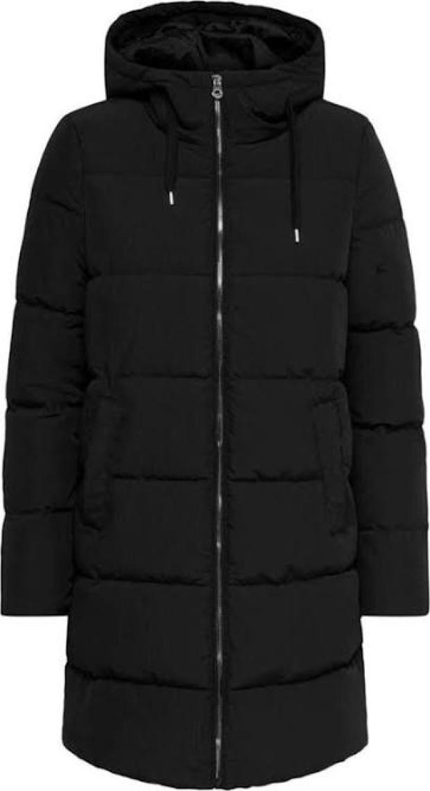 Only Dolly Long Puffer Coat Otw Noos Kadın Siyah Mont 15205369-02