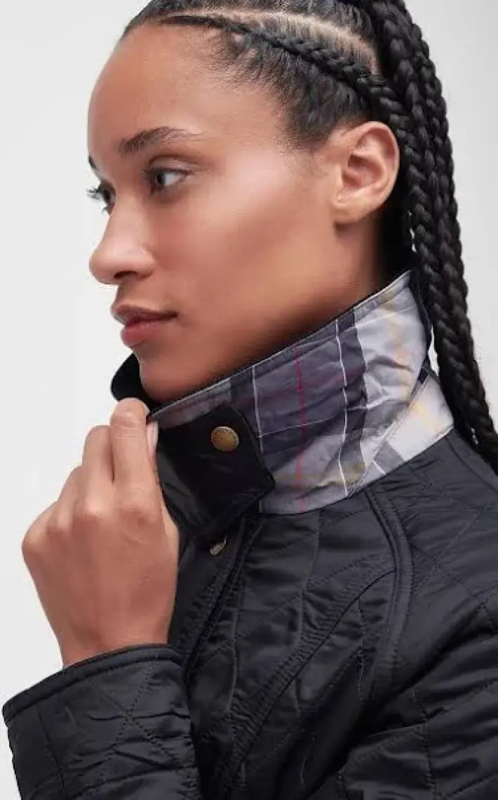 Barbour Beadnell Polar Kapitone Ceket BK91 Black