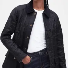Barbour Beadnell Polar Kapitone Ceket BK91 Black